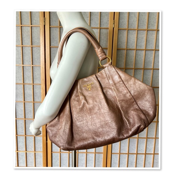 Prada Brown Ombré Shoulder Bag - Picture 4 of 16